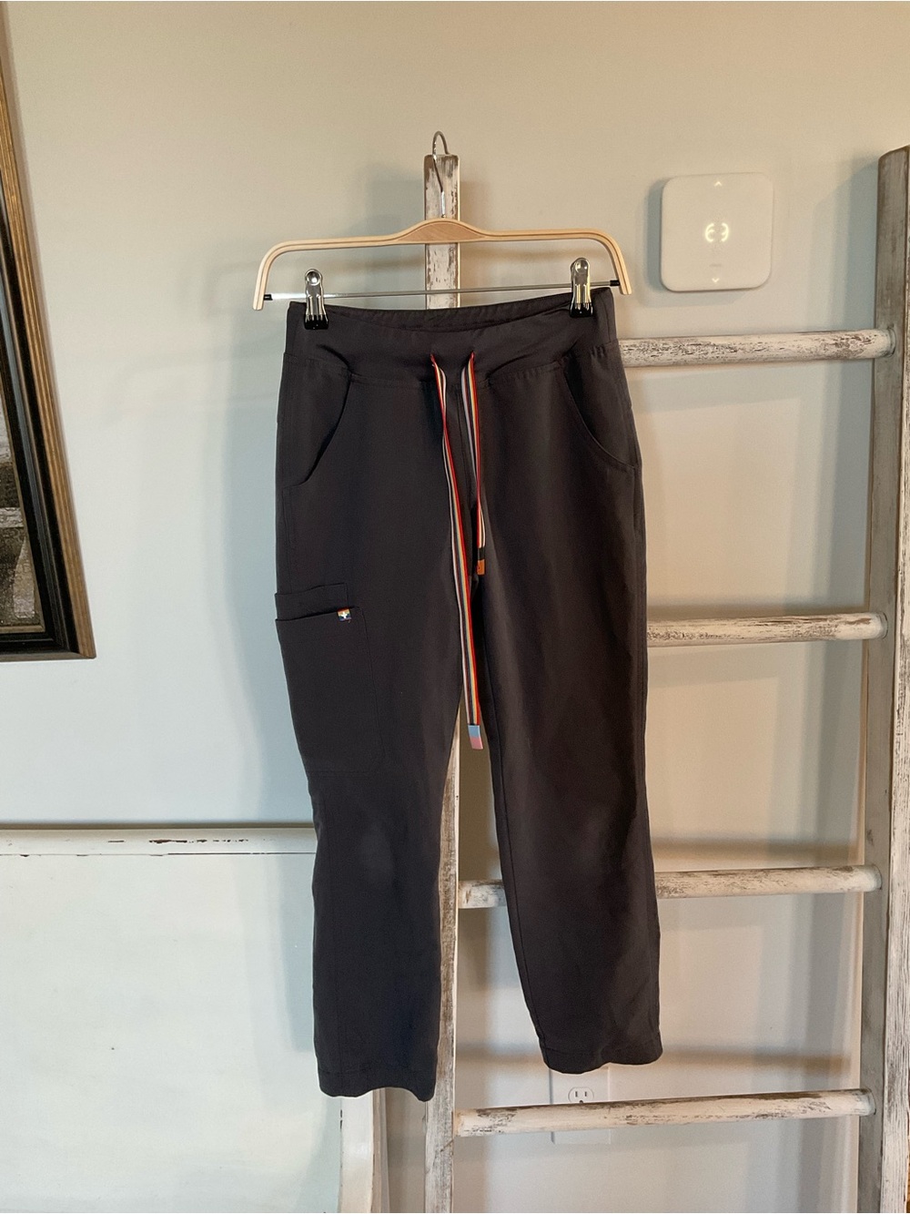 Figs Womens Technical Collection Scrub Pants Size Grey Jogger Tapered Leg XXSP